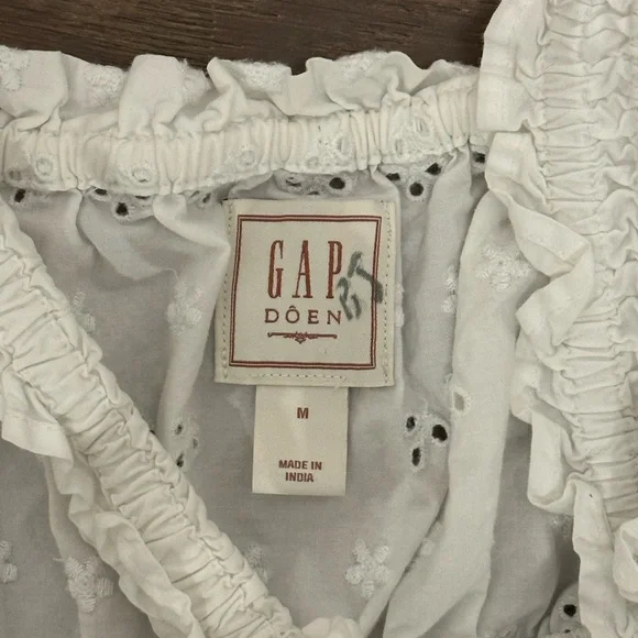 Doen x GAP white eyelet dress size m - Picture 8 of 8